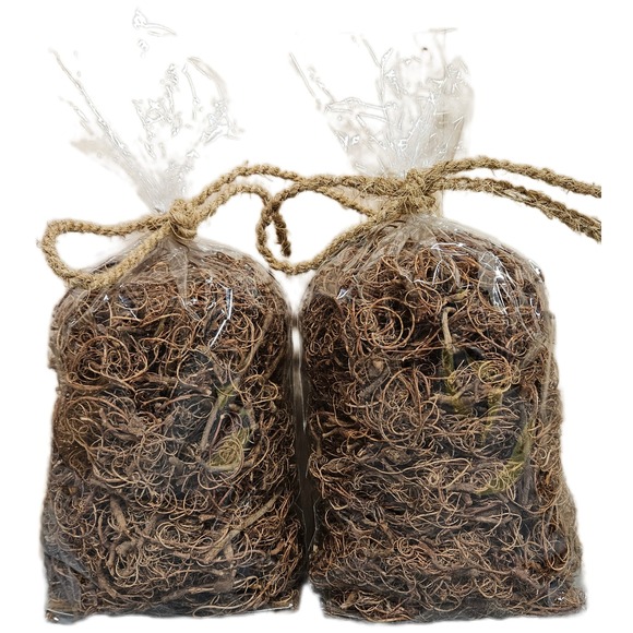 Other - 2 New Packs Natural Dried Boho Vase Filler Curly Moss/Vine/Branches Craft Supply